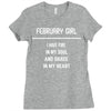 February Girl Ladies Fitted T-Shirt