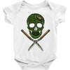 skull grass Baby Onesie