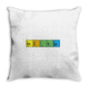 bazinga periodic table funny funny birthday present gift Throw Pillow