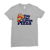 this girl loves pizza Ladies Fitted T-Shirt