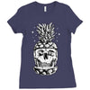 skull pineapple Ladies Fitted T-Shirt