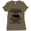 motorrad papa Ladies Fitted T-Shirt