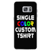 single color custom t shirt Samsung Galaxy S7