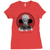 red sun uzumak Ladies Fitted T-Shirt