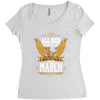 All Men Are Created Equal But Only The Best Are Born In Marc Women's Triblend Scoop T-shirt