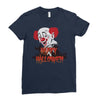 happy halloween clown Ladies Fitted T-Shirt