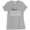 save the badgers Ladies Fitted T-Shirt