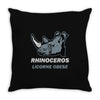 rhinoceros Throw Pillow