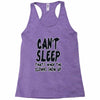 can't sleep clowns show up Racerback Tank