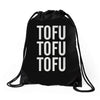 tofu tofu tofu Drawstring Bags