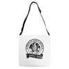 proud navy mom Adjustable Strap Totes