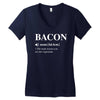 Bacon Noun Women's V-Neck T-Shirt