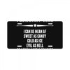 Super February Girl License Plate