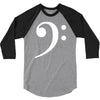 bass clef hat 3/4 Sleeve Shirt