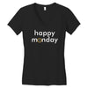 happy monday Women's V-Neck T-Shirt
