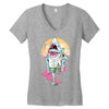 sharkbro Women's V-Neck T-Shirt