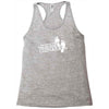 you know what they say about big feet Racerback Tank
