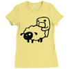 sheep shgger Ladies Fitted T-Shirt