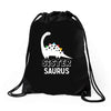 Sister Saurus Drawstring Bags