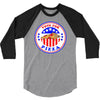vote for pizza president democrat 3/4 Sleeve Shirt