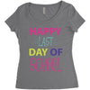 happy laft day of school Women's Triblend Scoop T-shirt