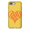 love heart outline valentine's day iPhone 8 Plus