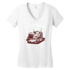 optimus trans Women's V-Neck T-Shirt