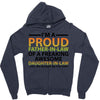 i'm a proud father in law Zipper Hoodie