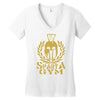 sparta gym  film funny Women's V-Neck T-Shirt