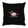 December Peeking Out Baby Boy in Spanish Throw Pillow