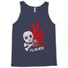 skull &amp; flames Tank Top