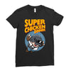 super chicken dinner Ladies Fitted T-Shirt