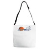 the hare and the shell Adjustable Strap Totes