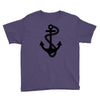 anchor sailor t shirt fashion cross top tee nautical tshirt retro tatt Youth Tee