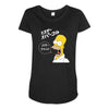 Homer Simpson Maternity Scoop Neck T-shirt