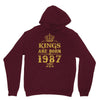 kings are born in 1987 Unisex Hoodie