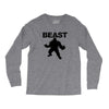 beast muscle guy workout Long Sleeve Shirts