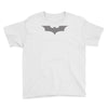 uomo batman bruce wayne logo stampa argento cinema&amp;tv Youth Tee