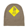 twerk ahead Baby Beanies