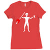 pirate old roger Ladies Fitted T-Shirt