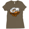 the neverending friendship Ladies Fitted T-Shirt