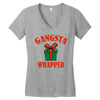 gangsta wrapper Women's V-Neck T-Shirt