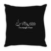 i'm a simple woman Throw Pillow