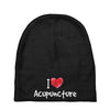 I Love Acupuncture Baby Beanies