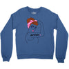girl power survivor breast cancer Crewneck Sweatshirt