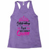 Celebrating With the 1st Birthday Queen Racerback Tank