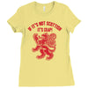 if it's not scottish it's crap Ladies Fitted T-Shirt