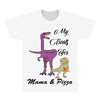 mama &amp; pizza dinasour All Over Men's T-shirt