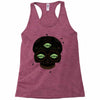 see no evil off Racerback Tank