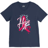 breast cancer awareness hope ribbon heart V-Neck Tee